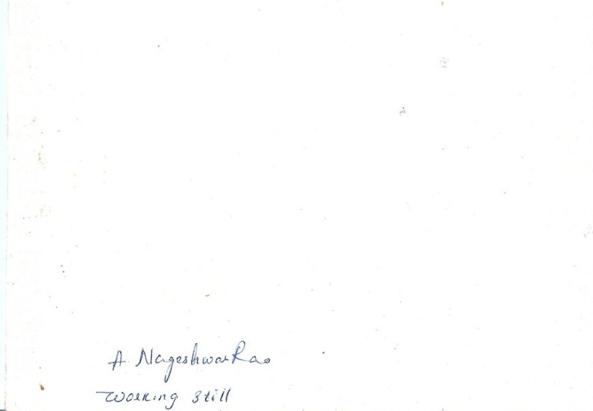 Back of ANR bust photo with artist's handwritten note